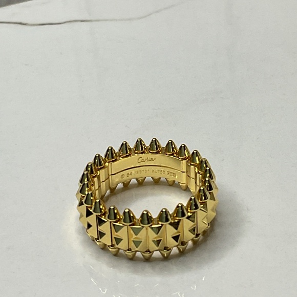 🐘🐘 14K Gold Plated Sterling Silver Spike Ring - Picture 4 of 5